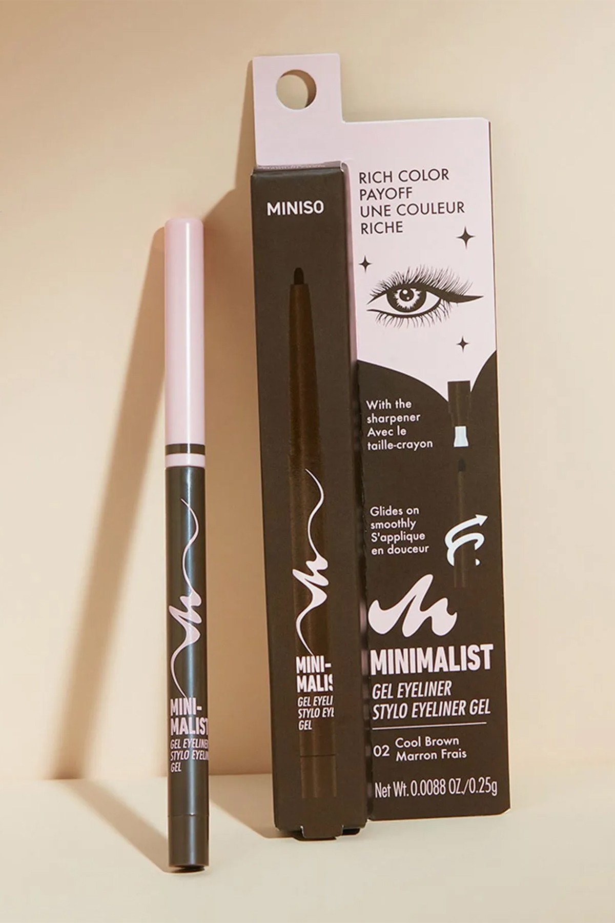 Minimalist Serisi Jel Eyeliner Kalem (02 Kahve)