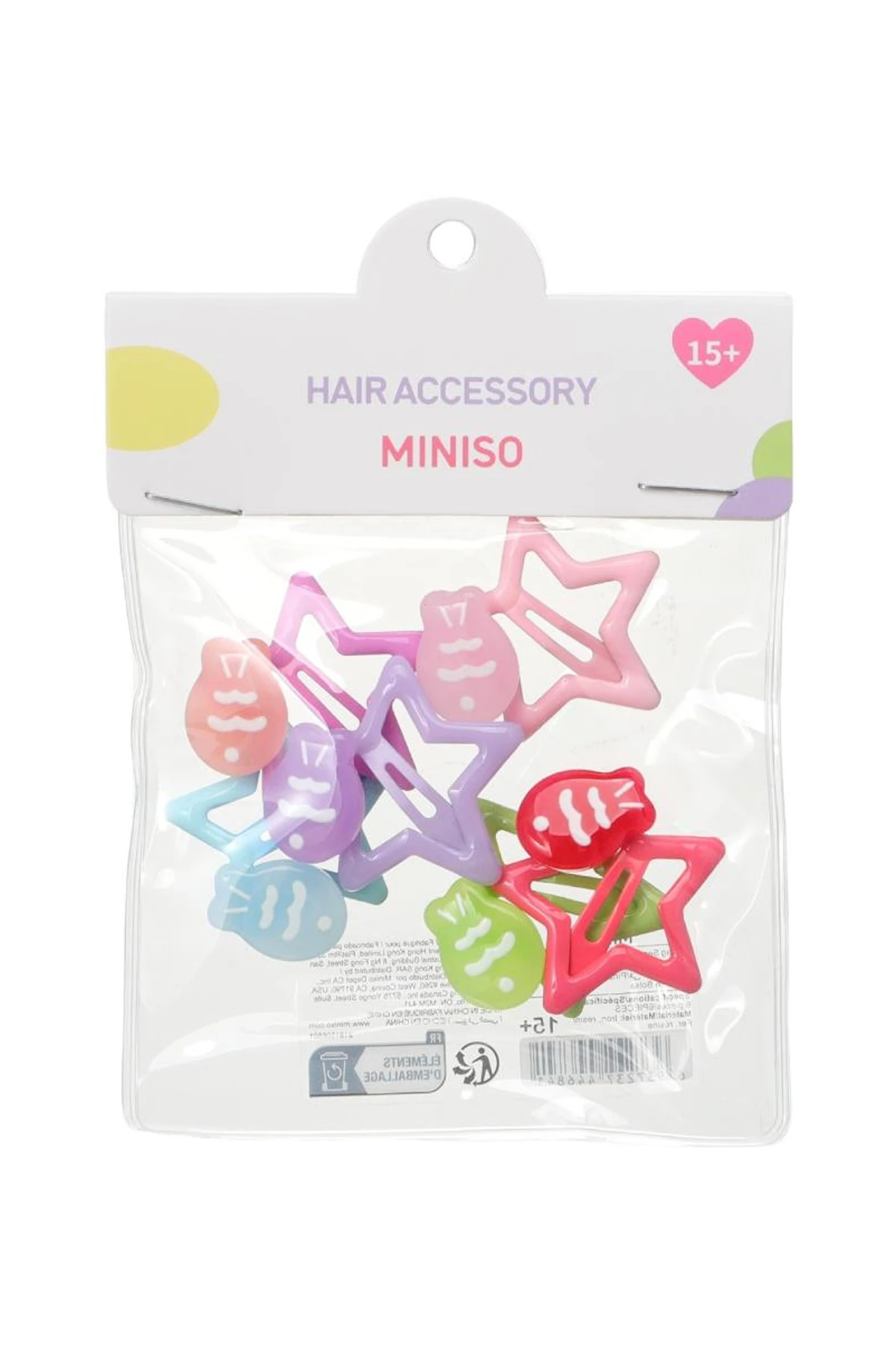 Çanta Serisi Saç Tokaları (6 adet)