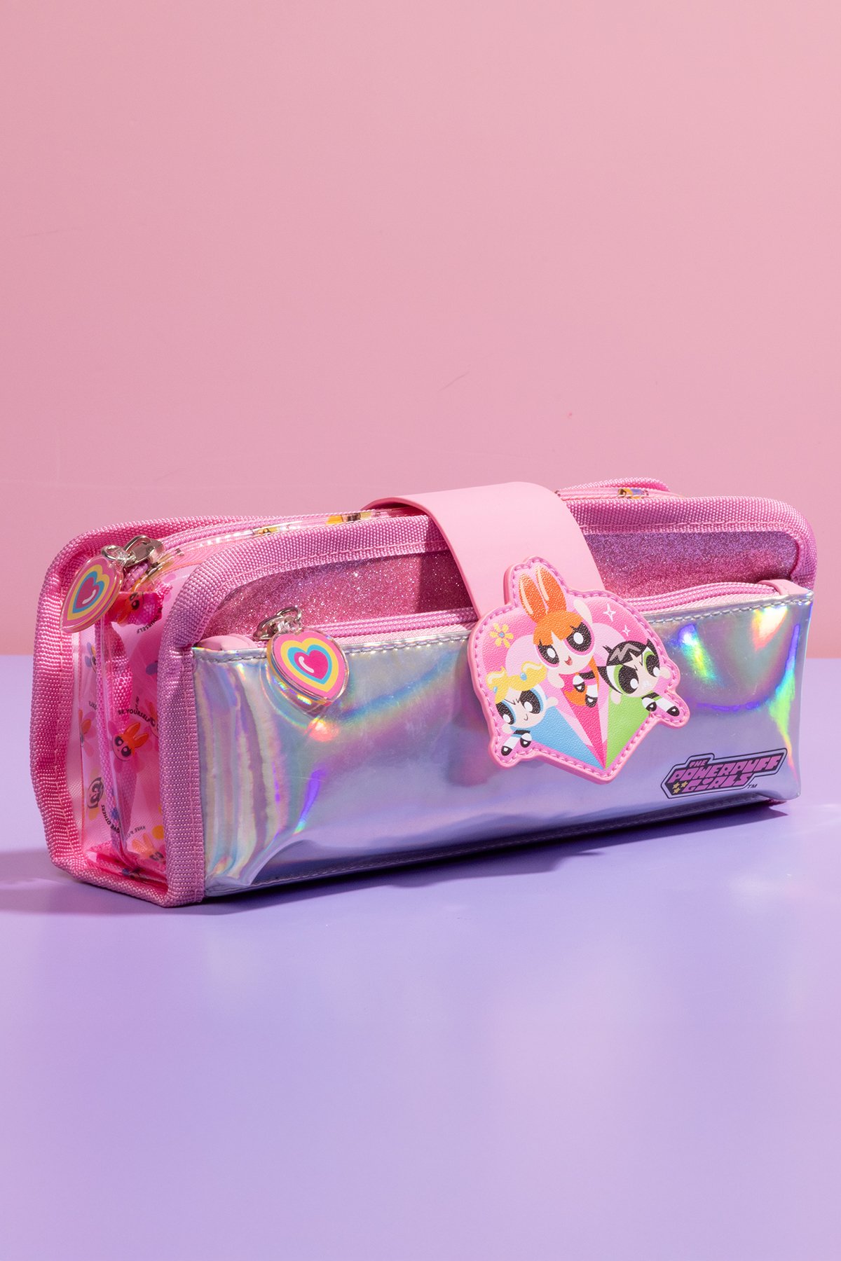 Powerpuff Girls Lisanslı Holografik Kırtasiye Çantası