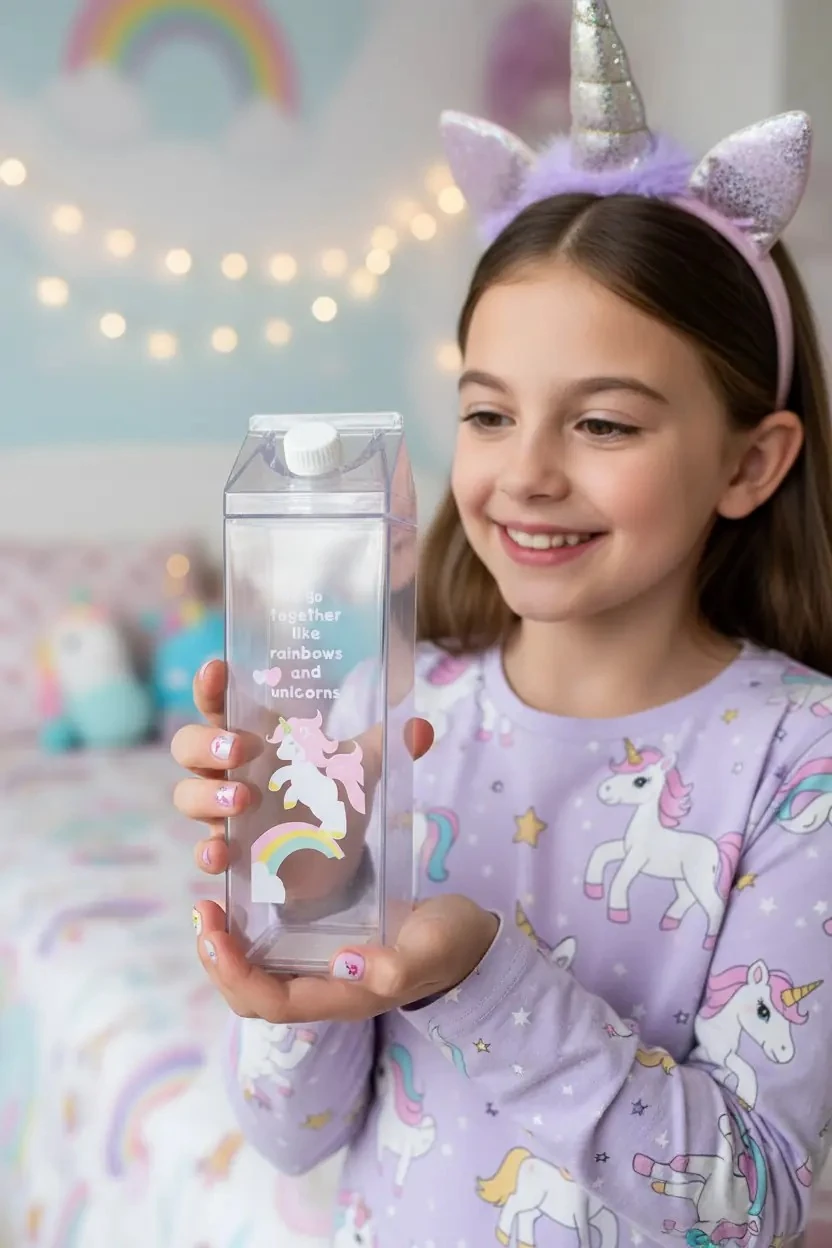 Mystyle 1000 Ml Mika Süt Şişesi( Unicorn)