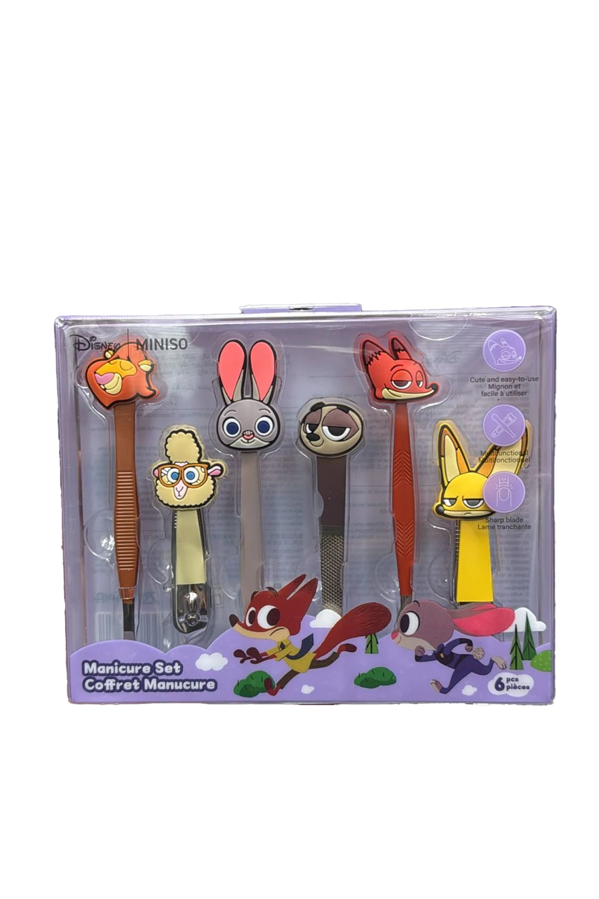 Disney Zootropolis Lisanslı Manikür Seti (6 adet)