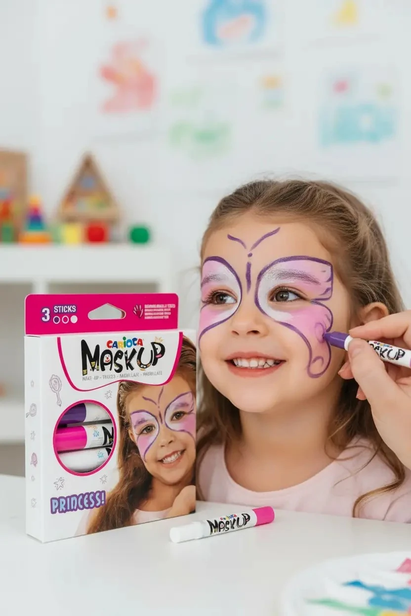 Yüz Boyası 3 Renk – Princess İle Canlı Ve Eğlenceli Tasarımlar