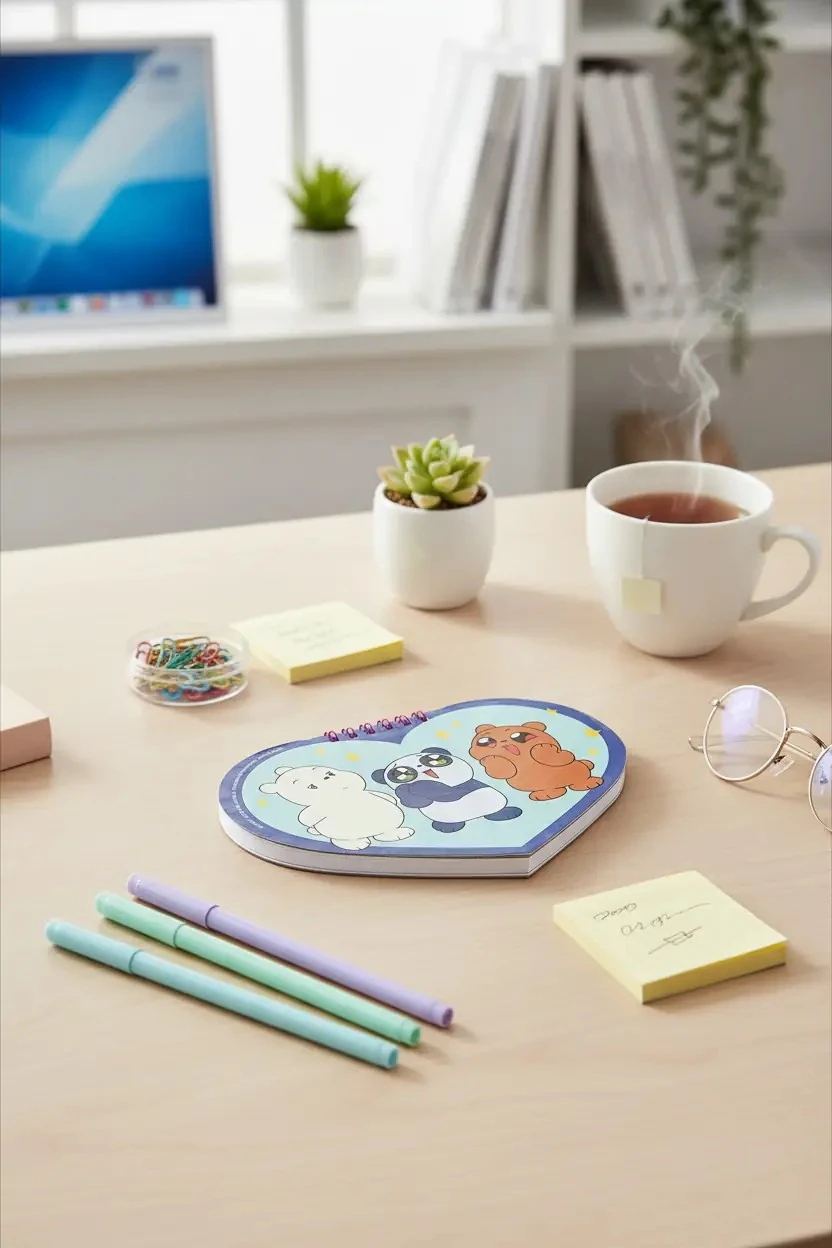 We Baby Bears Lisanslı Figürlü A5 Telli Defter - 80 Yaprak