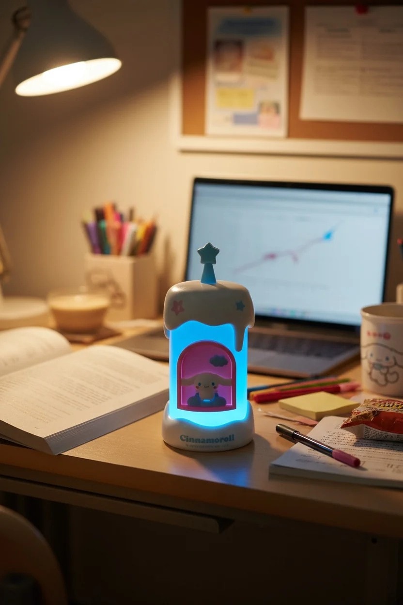 Sanrio Lisanslı Gece Lambası (Cinnamoroll)