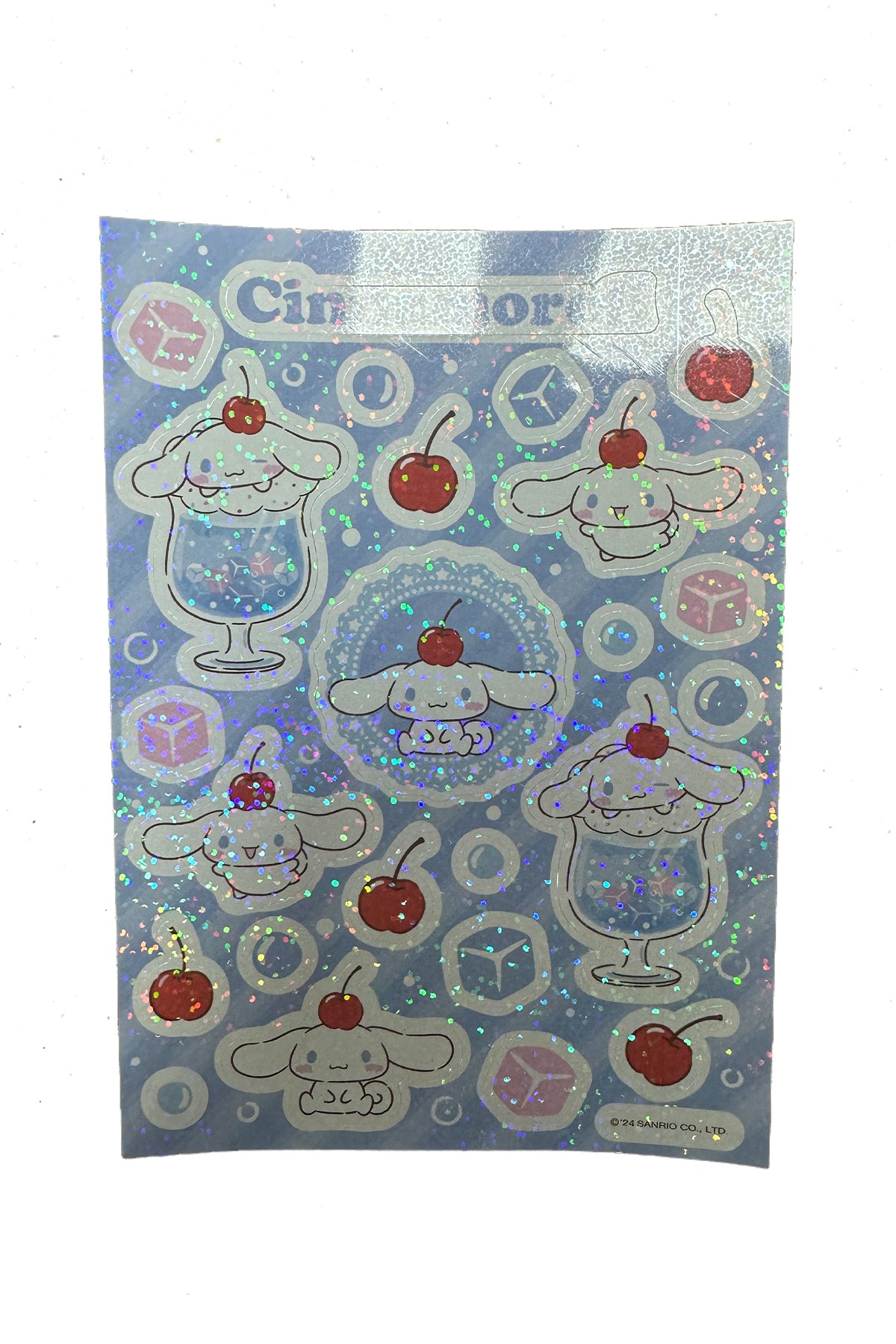 Sanrio Lisanslı Renkli Yaz Serisi Sert Kapak Sallantılı Not Defteri - Cinnamoroll