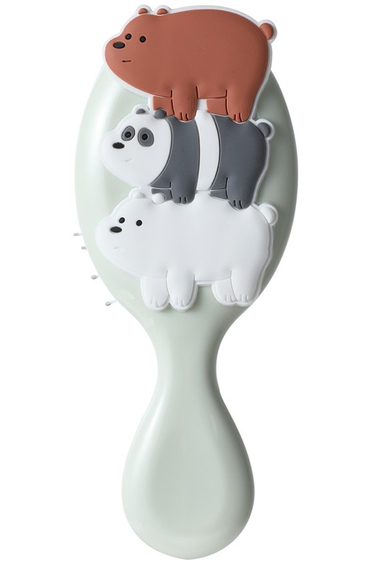 We Bare Bears Lisanslı Mini Saç Fırçası