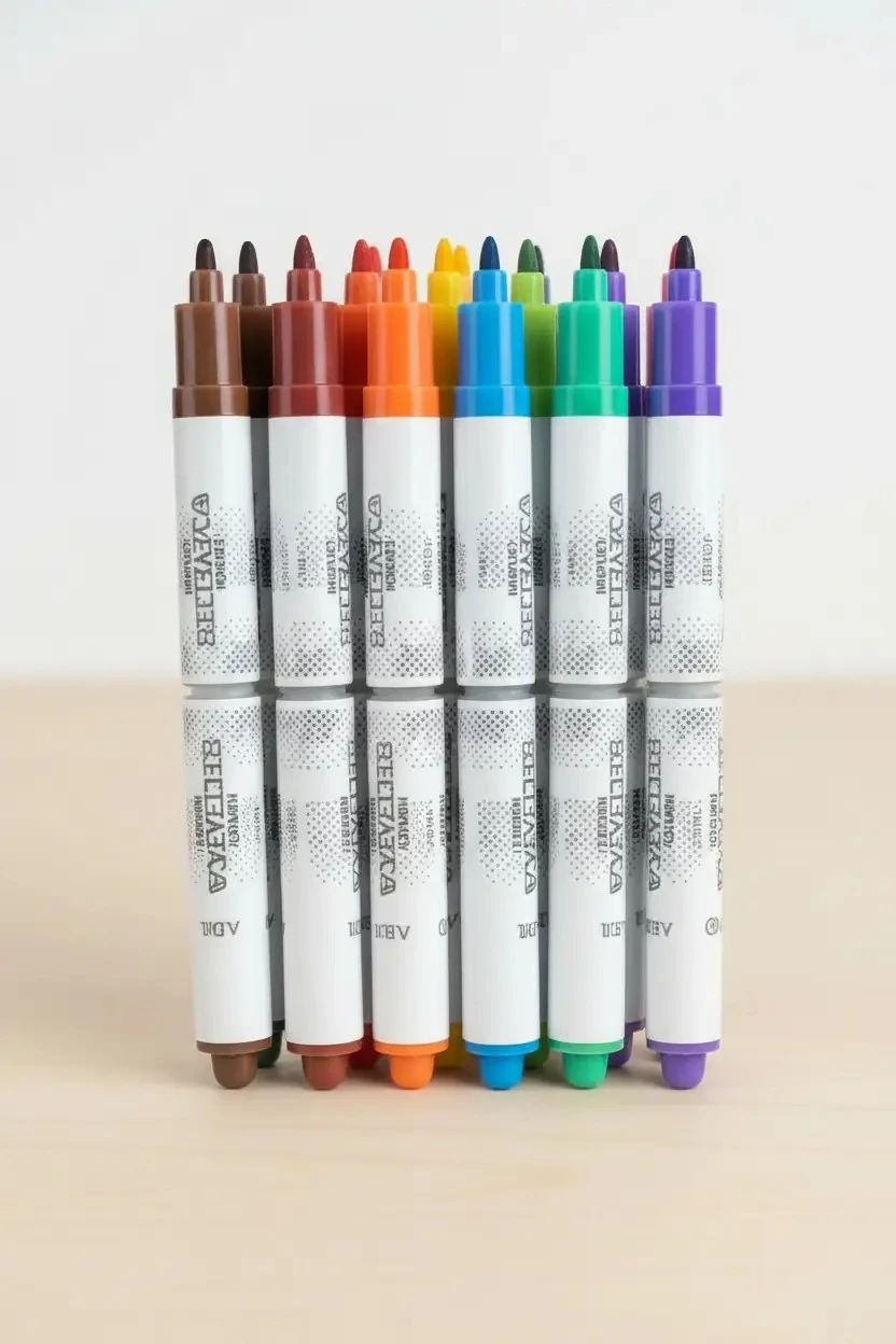 Miniso Lisanslı Yıkanabilir Suluboya Kalem Seti 24 Renk Kolay Temizlenebilir Boya Kalemi
