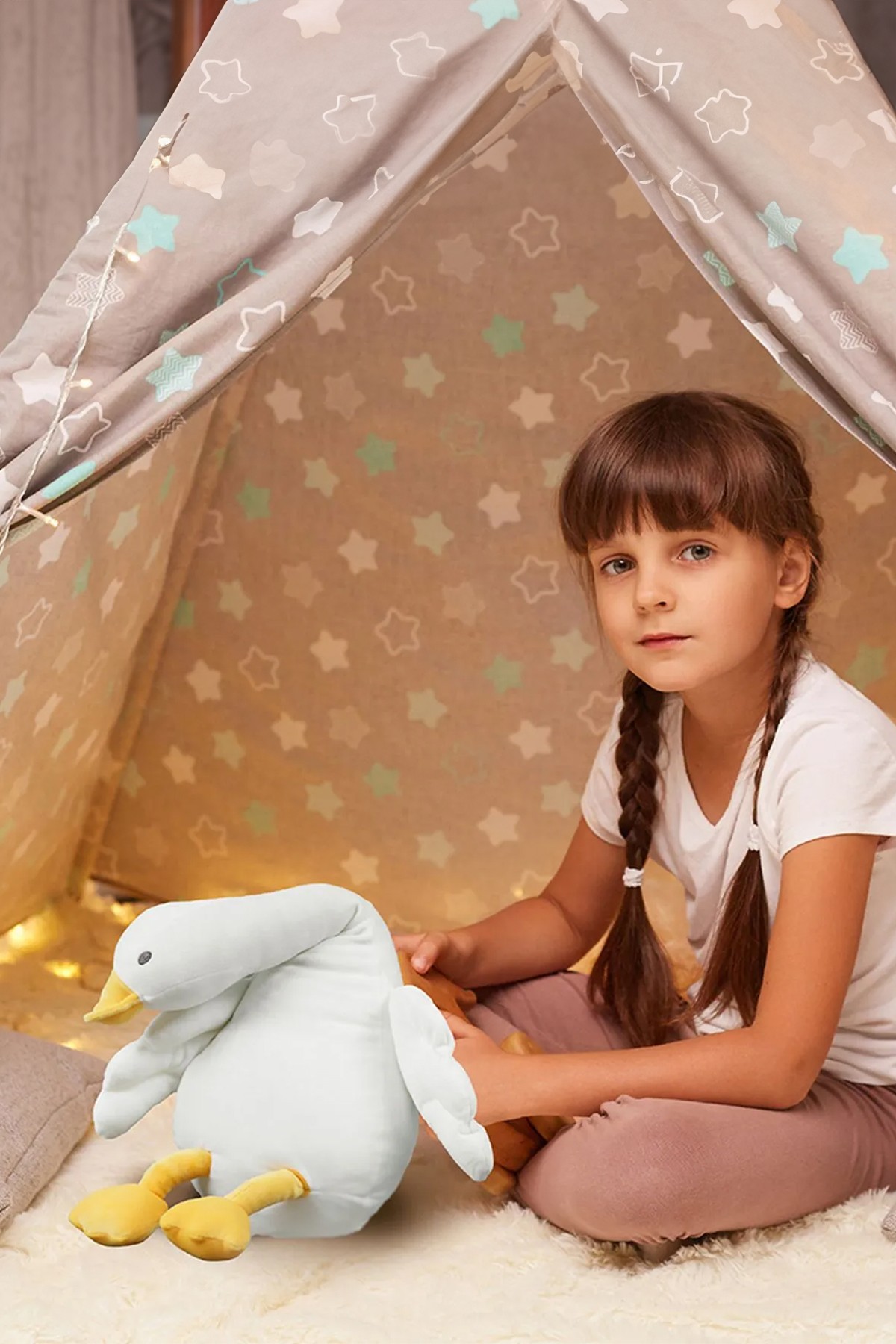 Beyaz Kaz Peluş Oyuncak (Outlet)