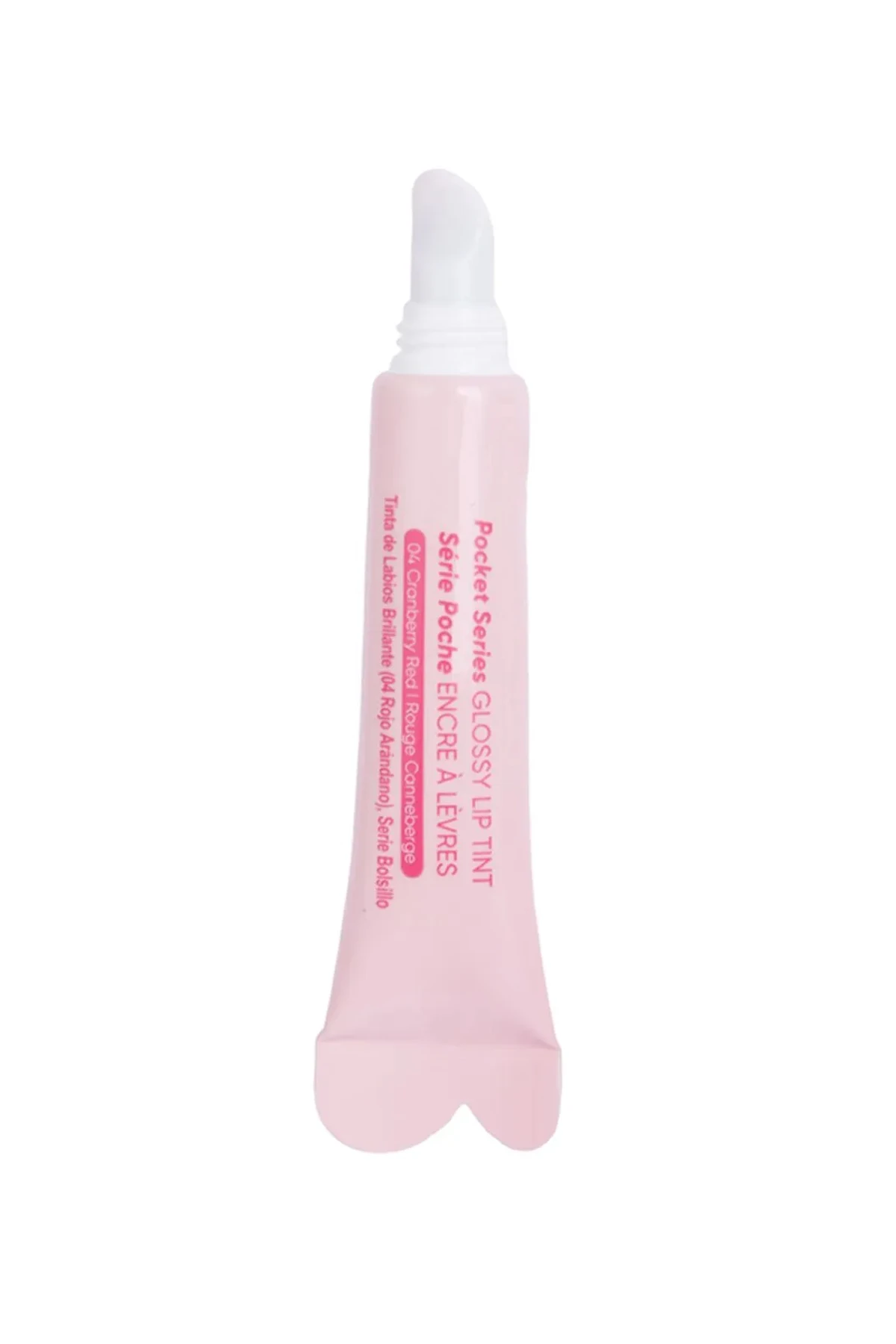 Miniso Lisanslı Pocket Serisi Parlak Lip Tint 04 Kızılcık Kırmızısı – Canlı ve Işıltılı Görünüm