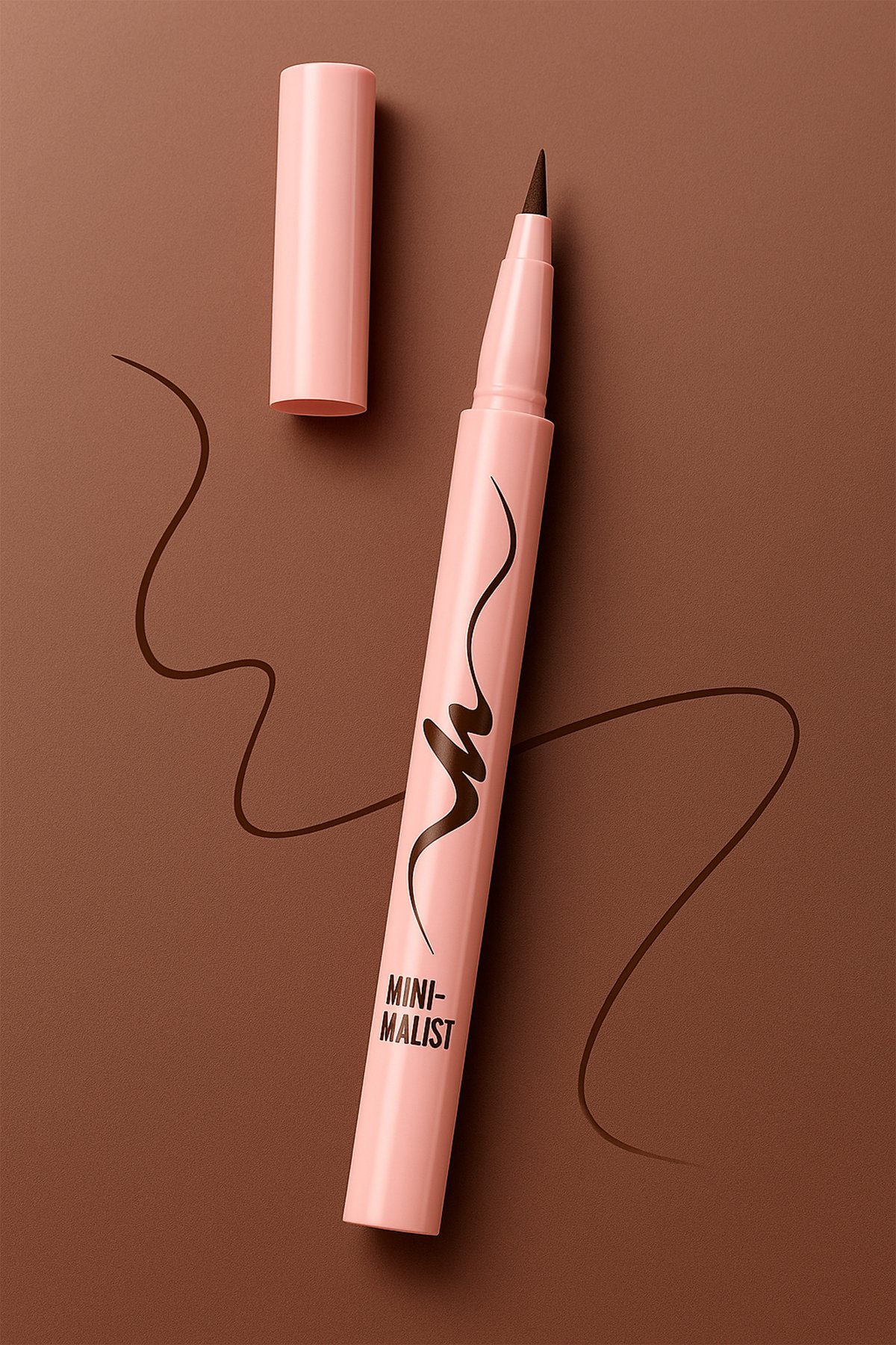 Minimalist Serisi Kesik Uçlu Eyeliner (02 Kahve)