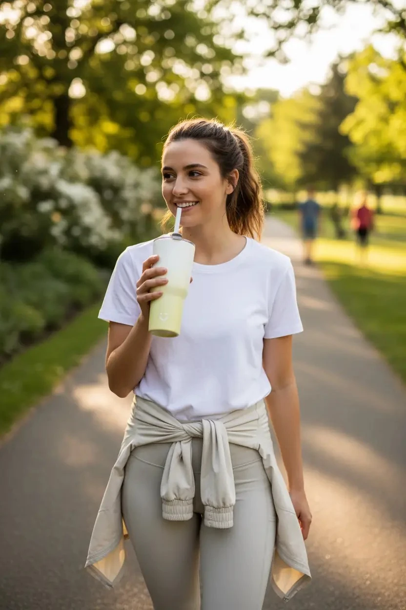 Gradyan Renkli Pipetli Çelik Matara 580 ml (Sarı)