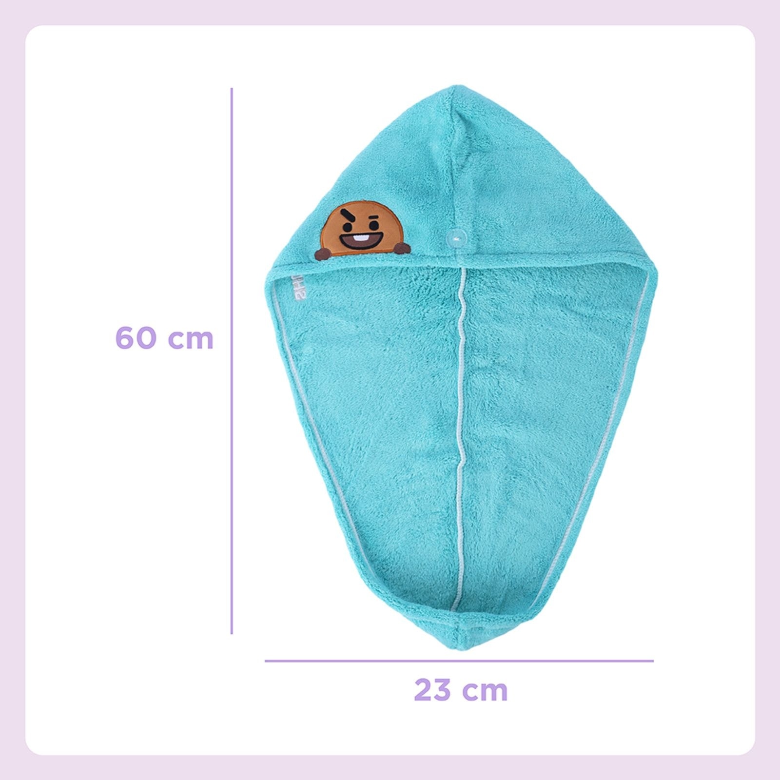 BT21 Lisanslı Saç Kurutma Havlusu (SHOOKY)