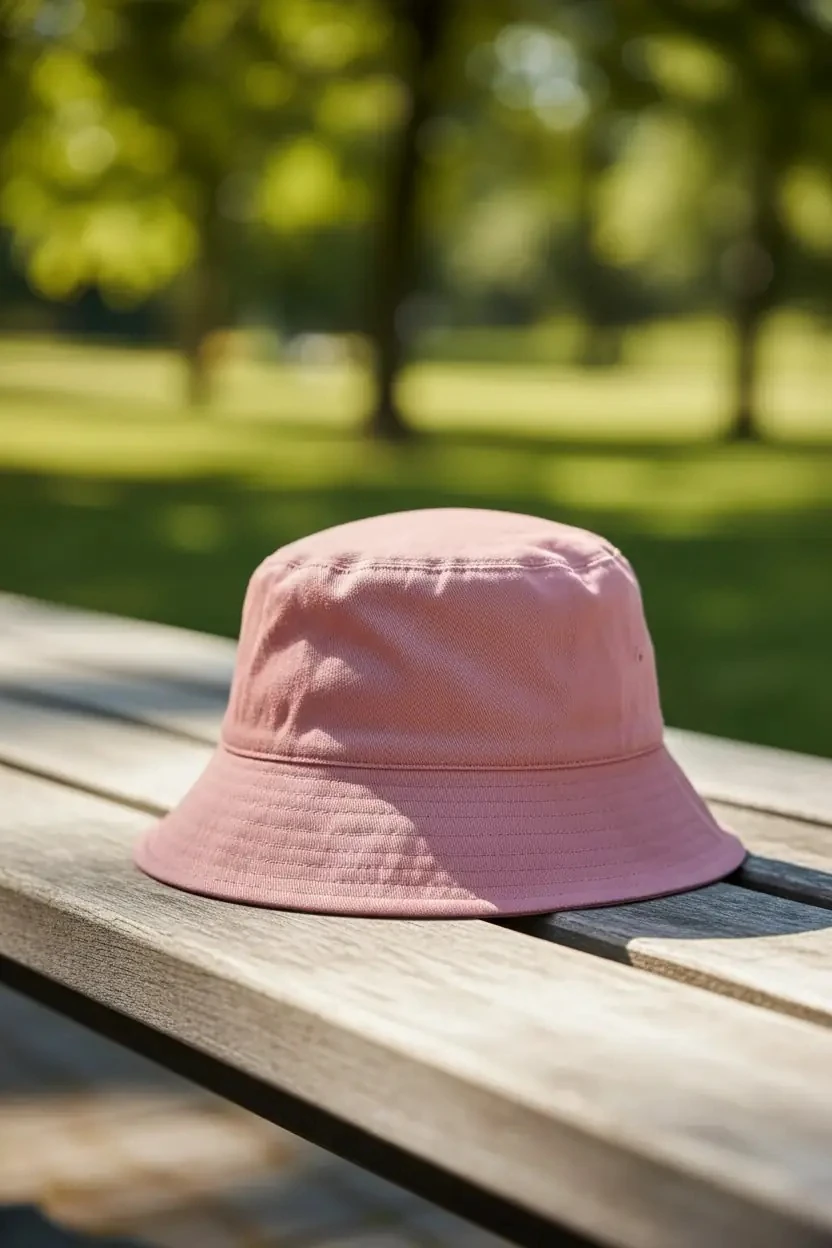Sheforshe Somon Renkli Bucket Şapka - Yazlık Stil