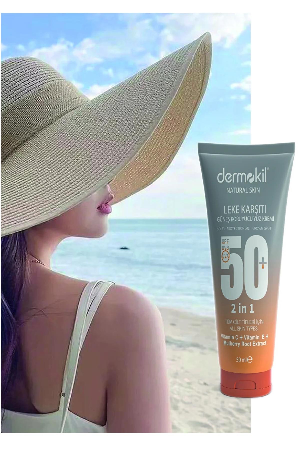 Dermokil Leke Karşıtı Güneş Kremi 50 Spf 50 Ml