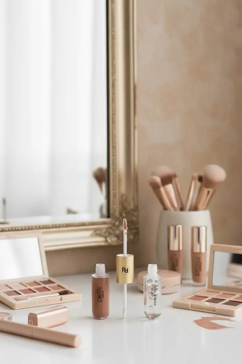 Pretty Beauty Çift Taraflı Mat Ruj ve Lip Oil – Yoğun Pigmentli Besleyici Dudak Makyajı Pb-408A-04