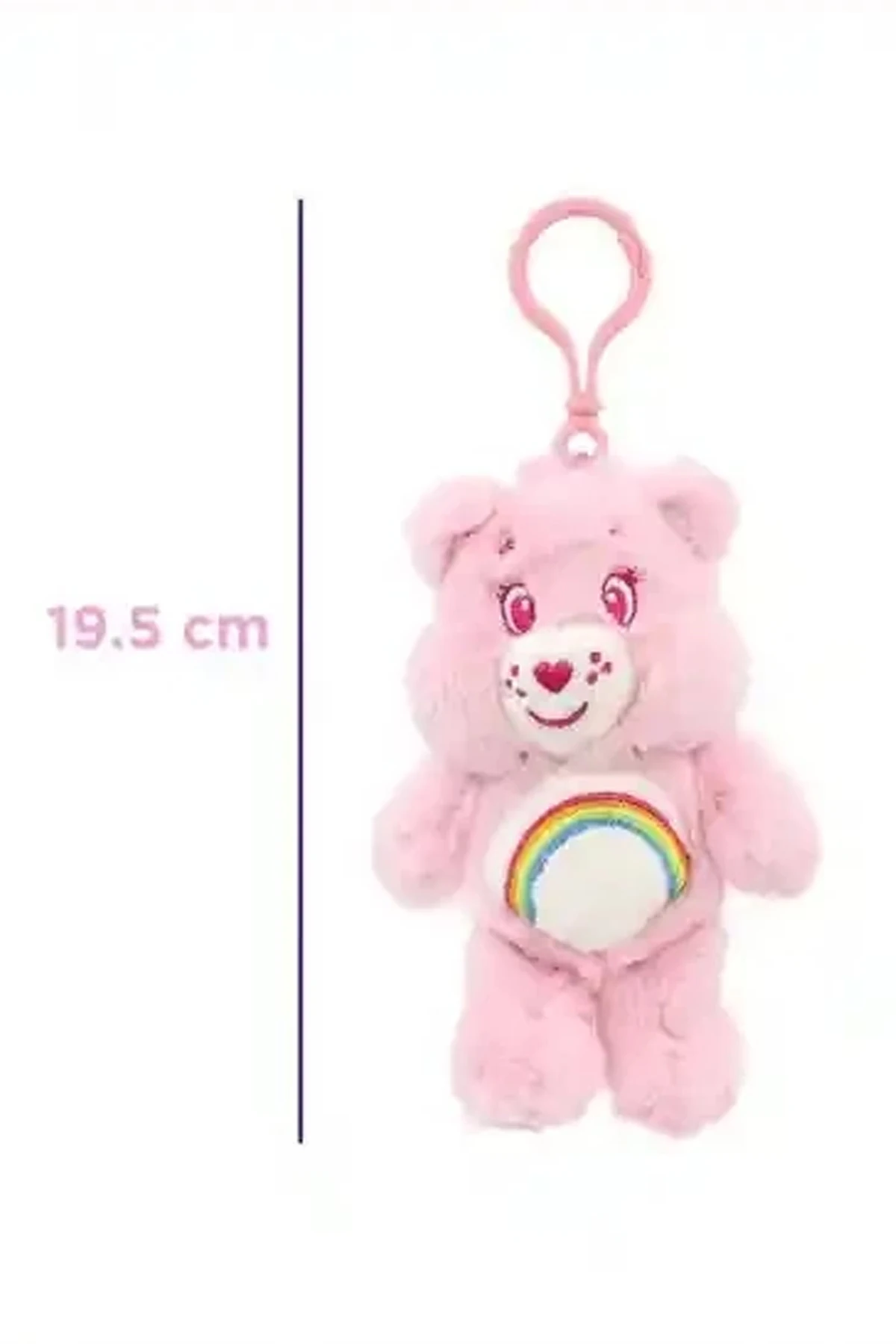 Care Bears Lisanslı Peluş Çanta Süsü Anahtarlık (Cheer)