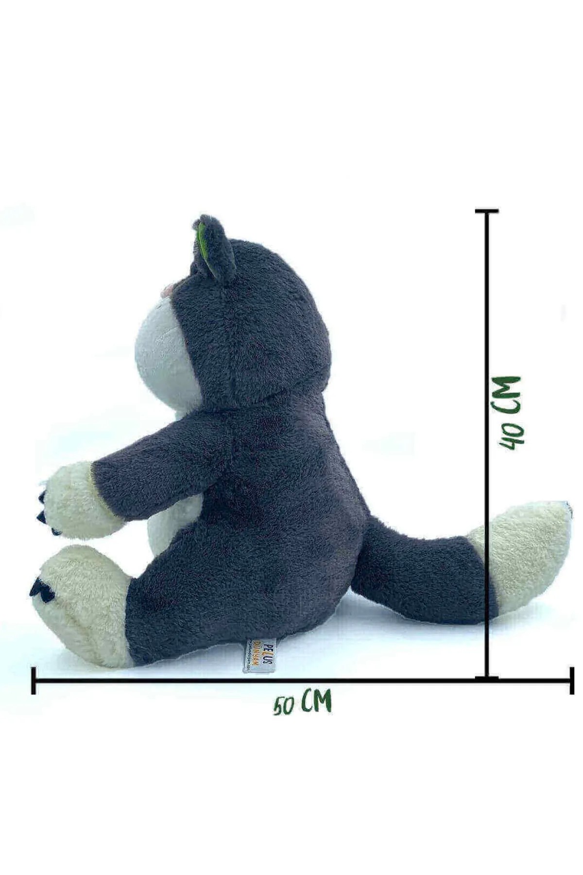 Asabi Kedi Yumuşak Bebek Siyah