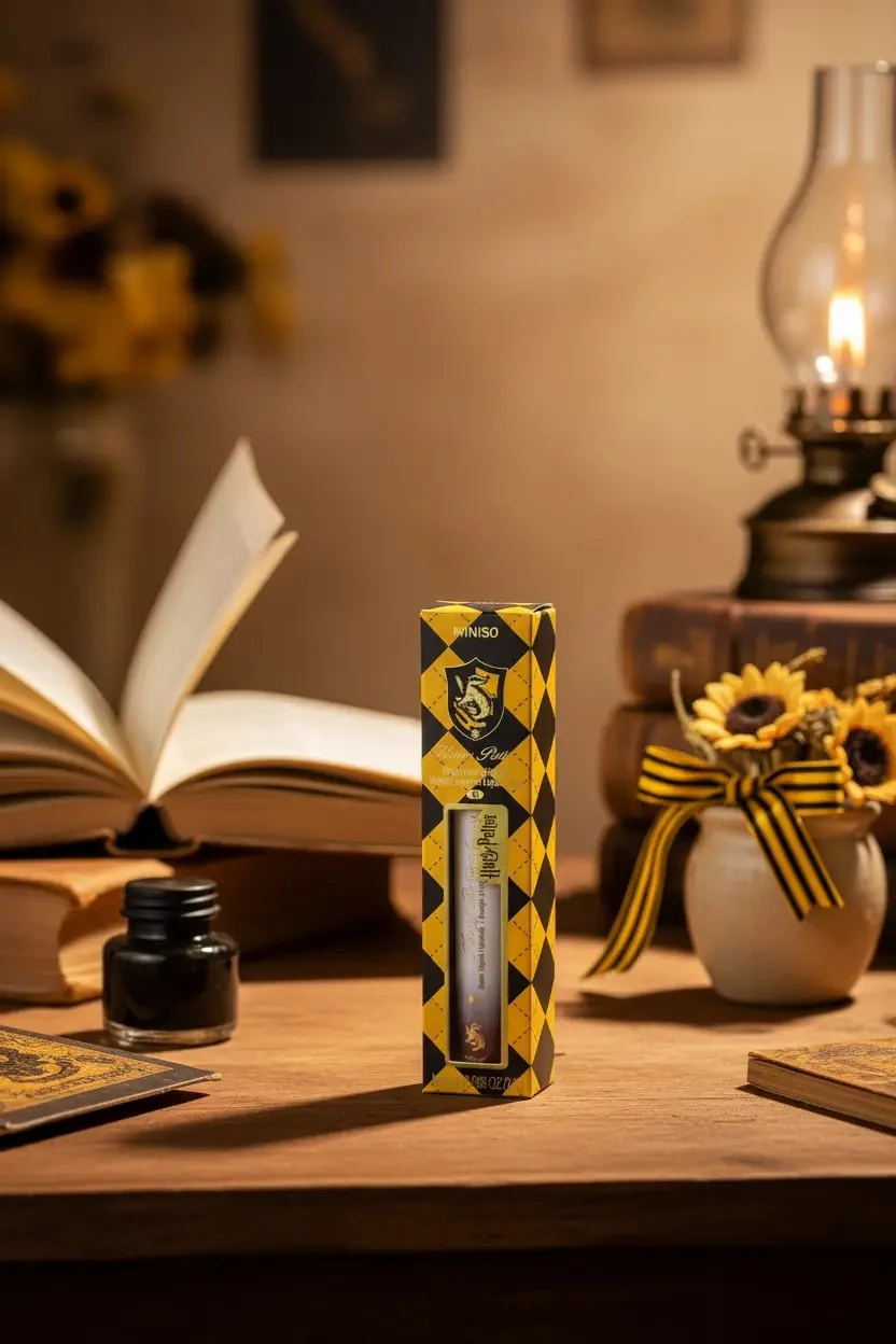 Harry Potter Lisanslı Hufflepuff  Likit Mat Ruj (04)