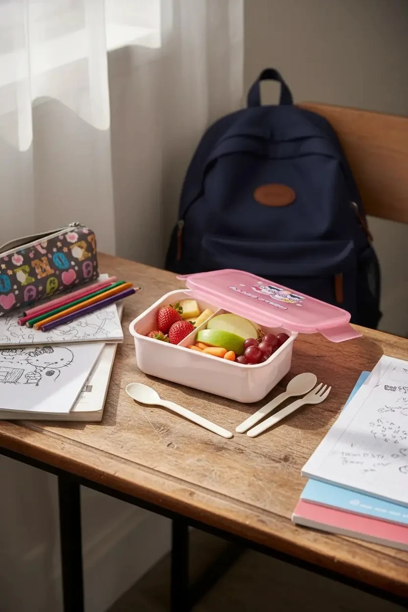 Sanrio Lisanslı Hello Kitty Tatlı Serisi Yemek Kabı 1200 ml