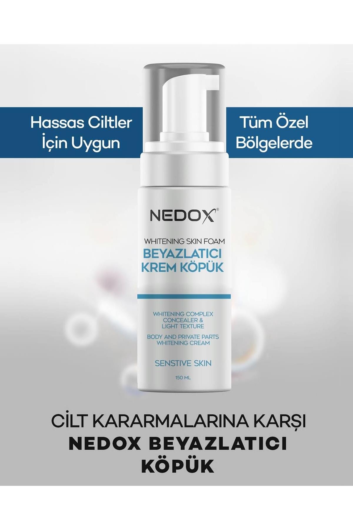 Nedox Beyazlatıcı Cilt Ve Vücut Köpüğü 150 Ml