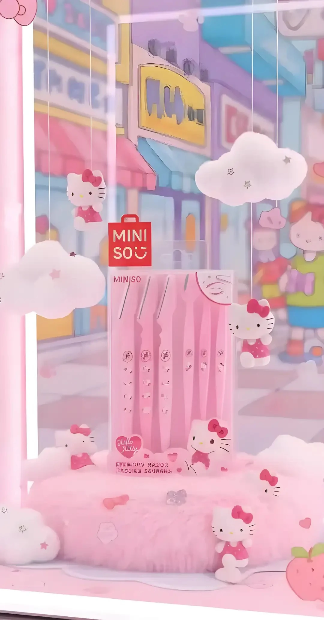 Sanrio Lisanslı Hello Kitty ve Arkadaşları Pembe Koleksiyonu Kaş Usturası