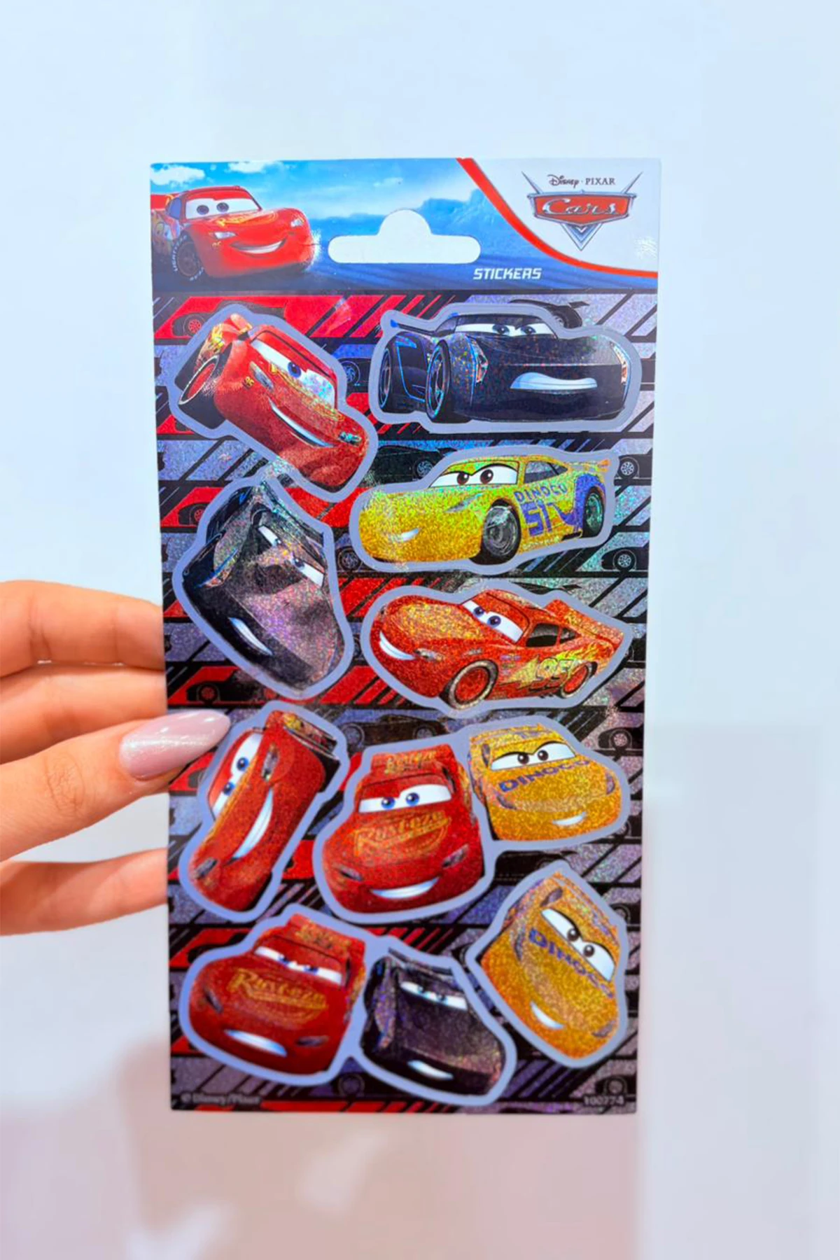 Taros Disney Lisanslı Cars Laser Sticker