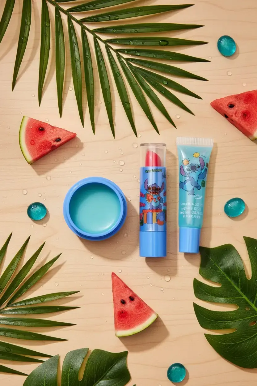 MINISO Disney Lisanslı Lilo & Stitch Nemlendirici Dudak Seti – Yumuşak ve Bakımlı Görünüm