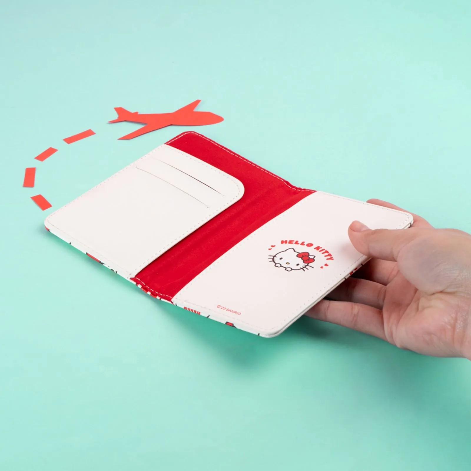 Hello Kitty Lisanslı Elma Koleksiyonu Pasaport Kılıfı