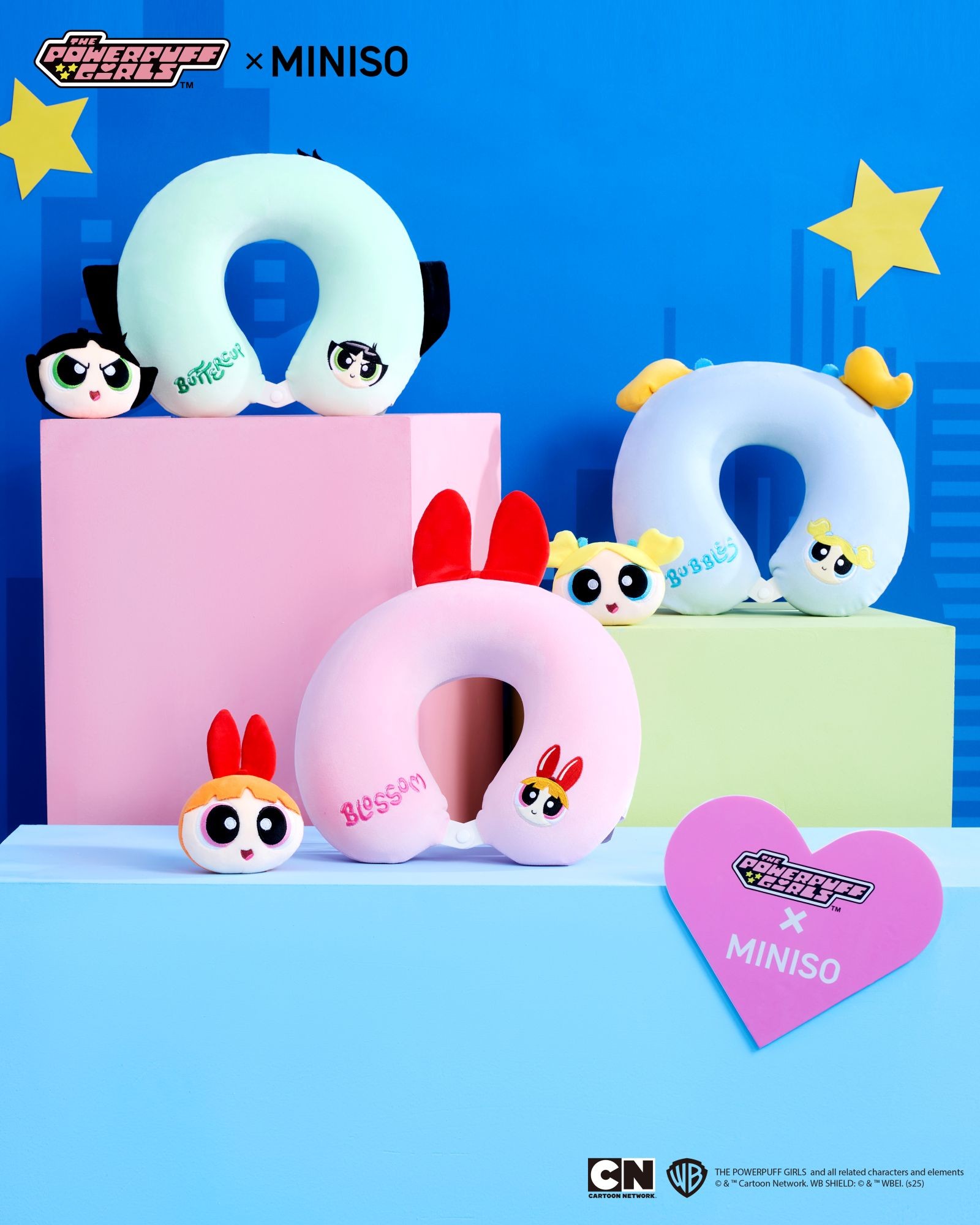 Powerpuff Girls Lisanslı Hafızalı Boyun Yastığı (Buttercup)