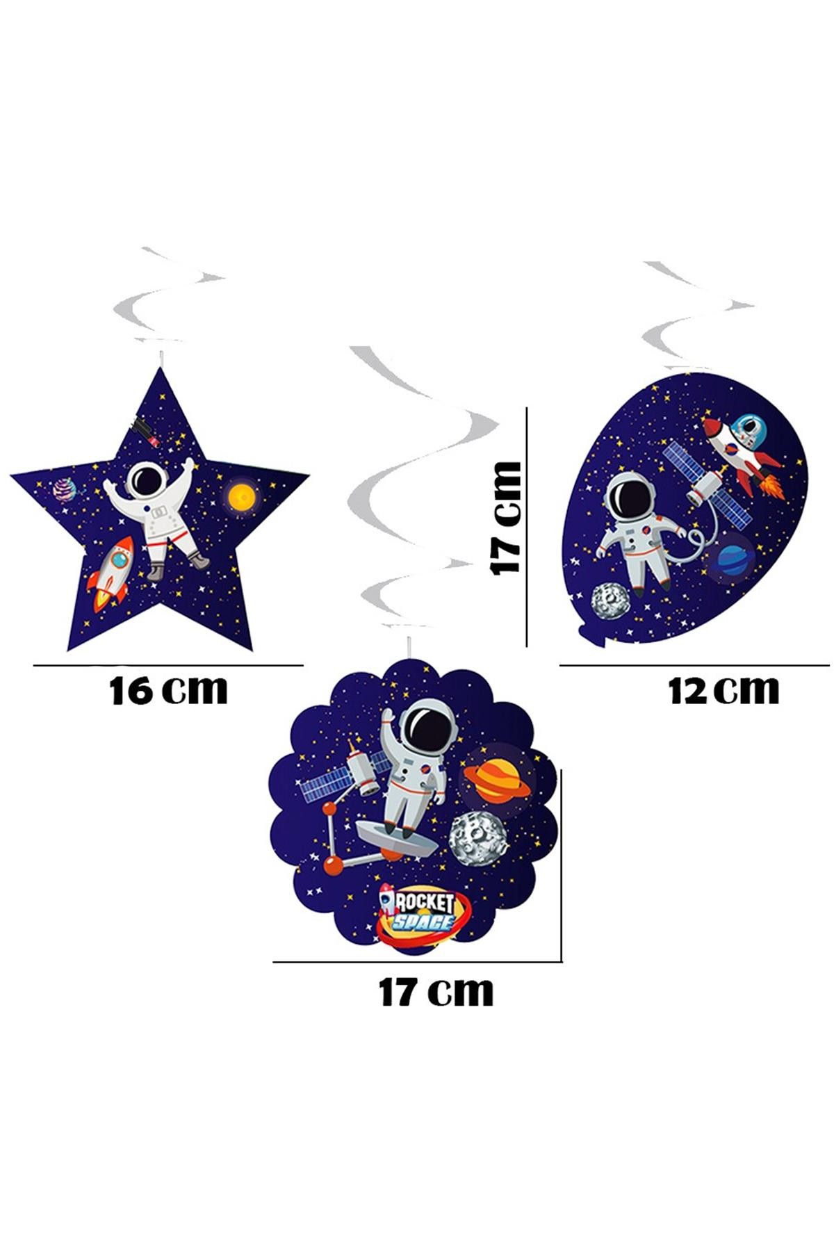 Rocket Space Sarkıtma Süsler
