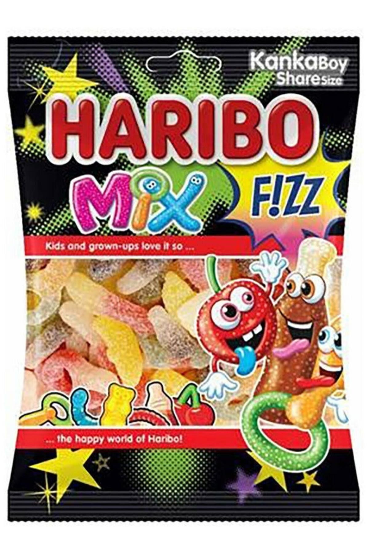 Haribo Fizz Mix Jelibon 70 Gr