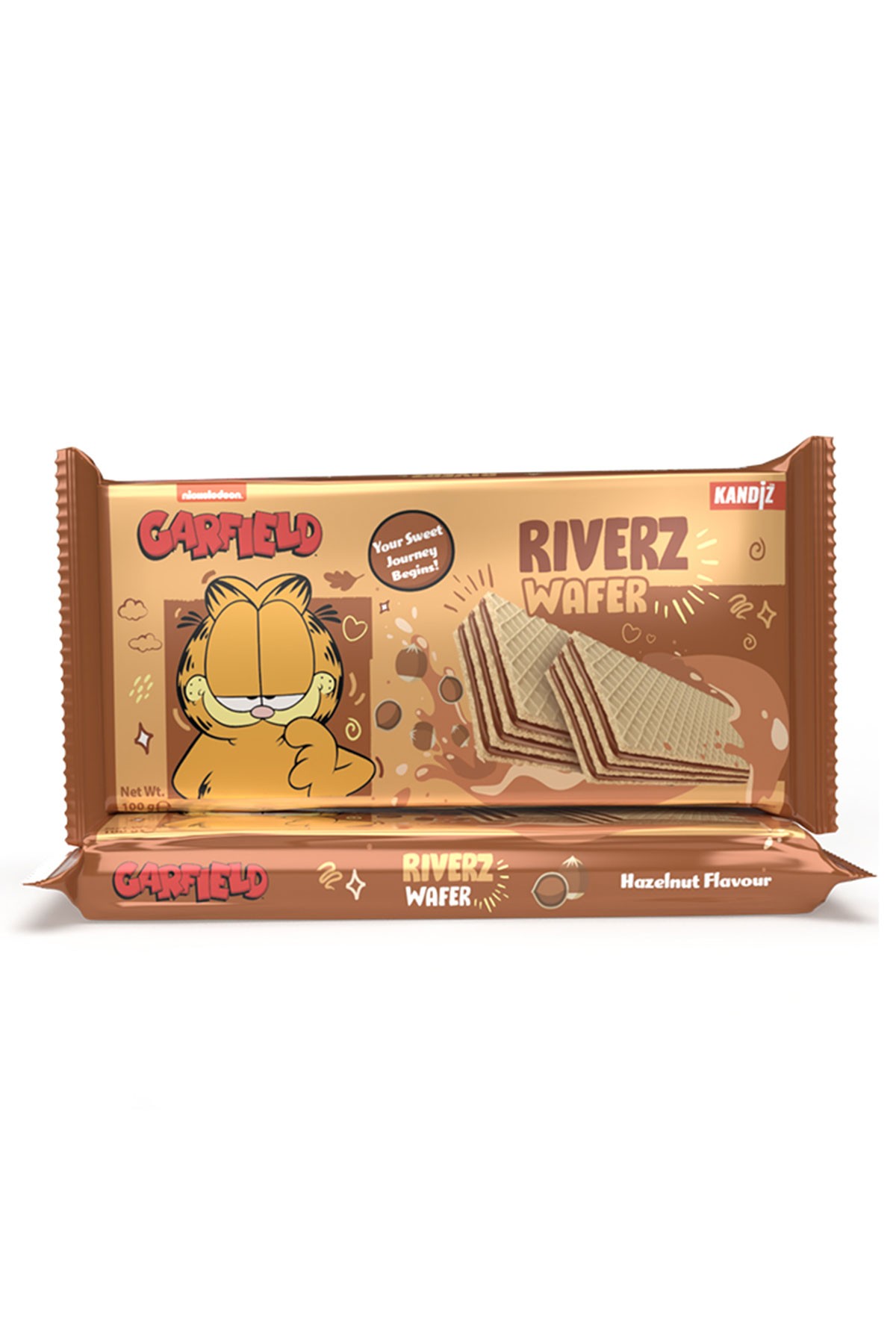 Riverz Fındık Aromalı Nefis Wafer (100g)