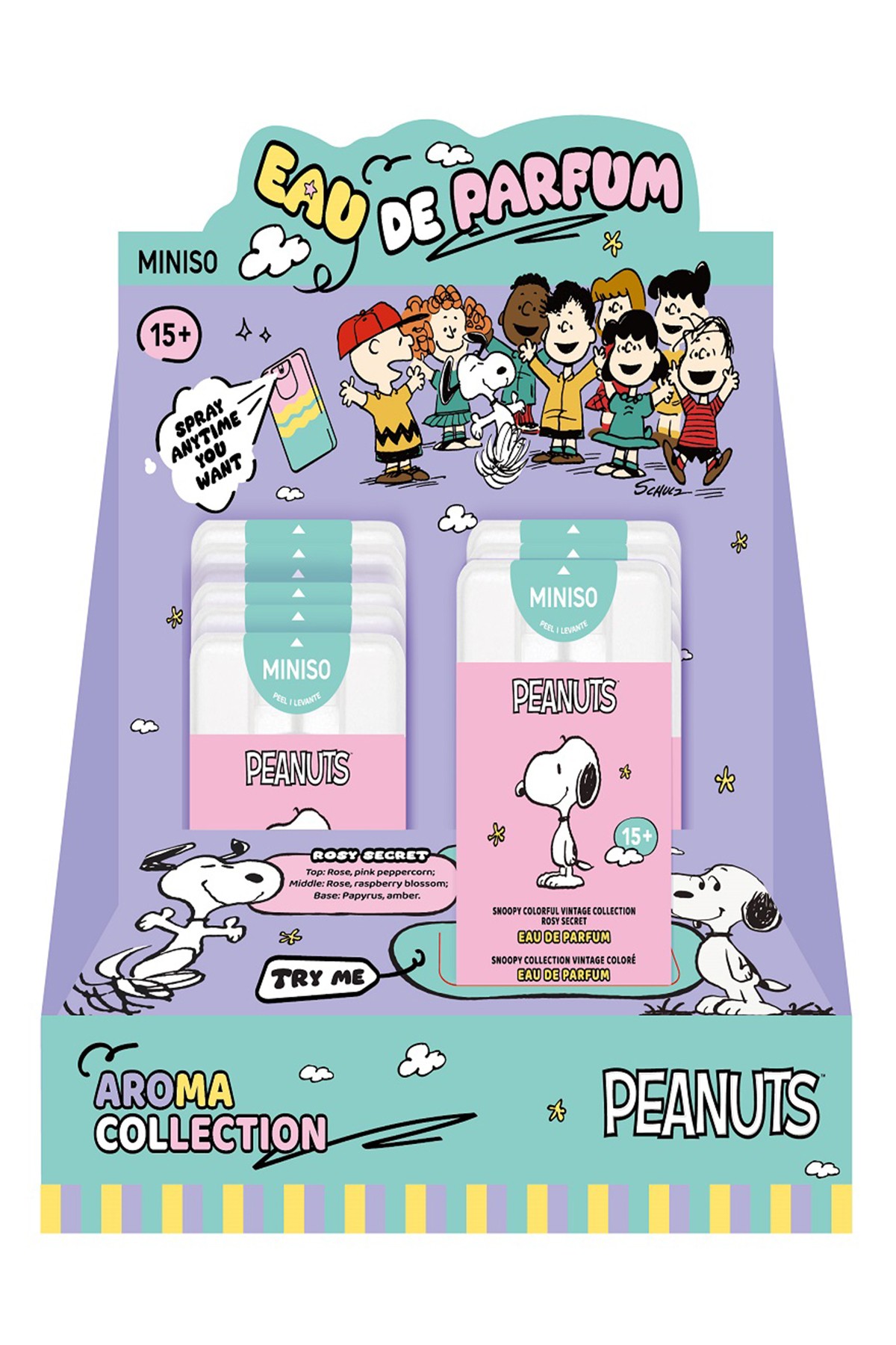 Snoopy Lisanslı Vintage Serisi Rosy Secret Parfüm