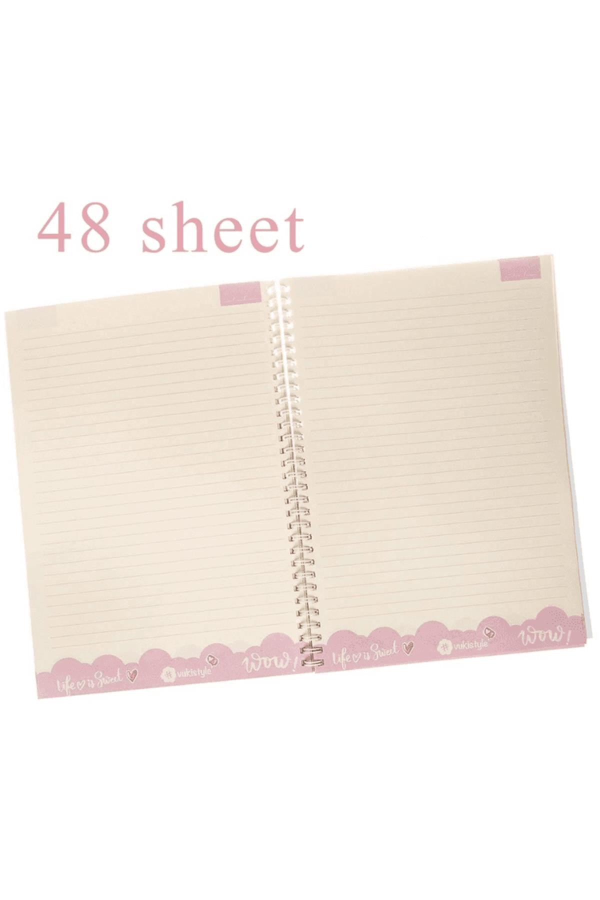 Vuki Avokadoa5 Boy Simli Ve Sulu Kapaklı Defter Telli