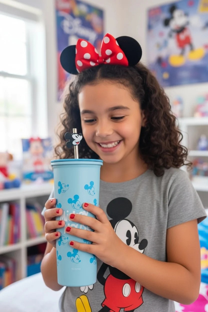 Disney Mickey Mouse Lisanslı Paslanmaz Çelik Su Kabı (800ML)