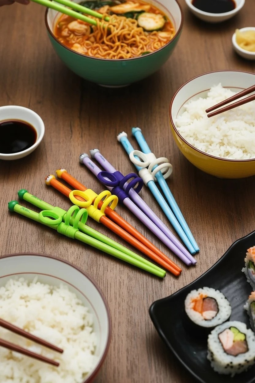 Figürlü Alıştırma Chopstick