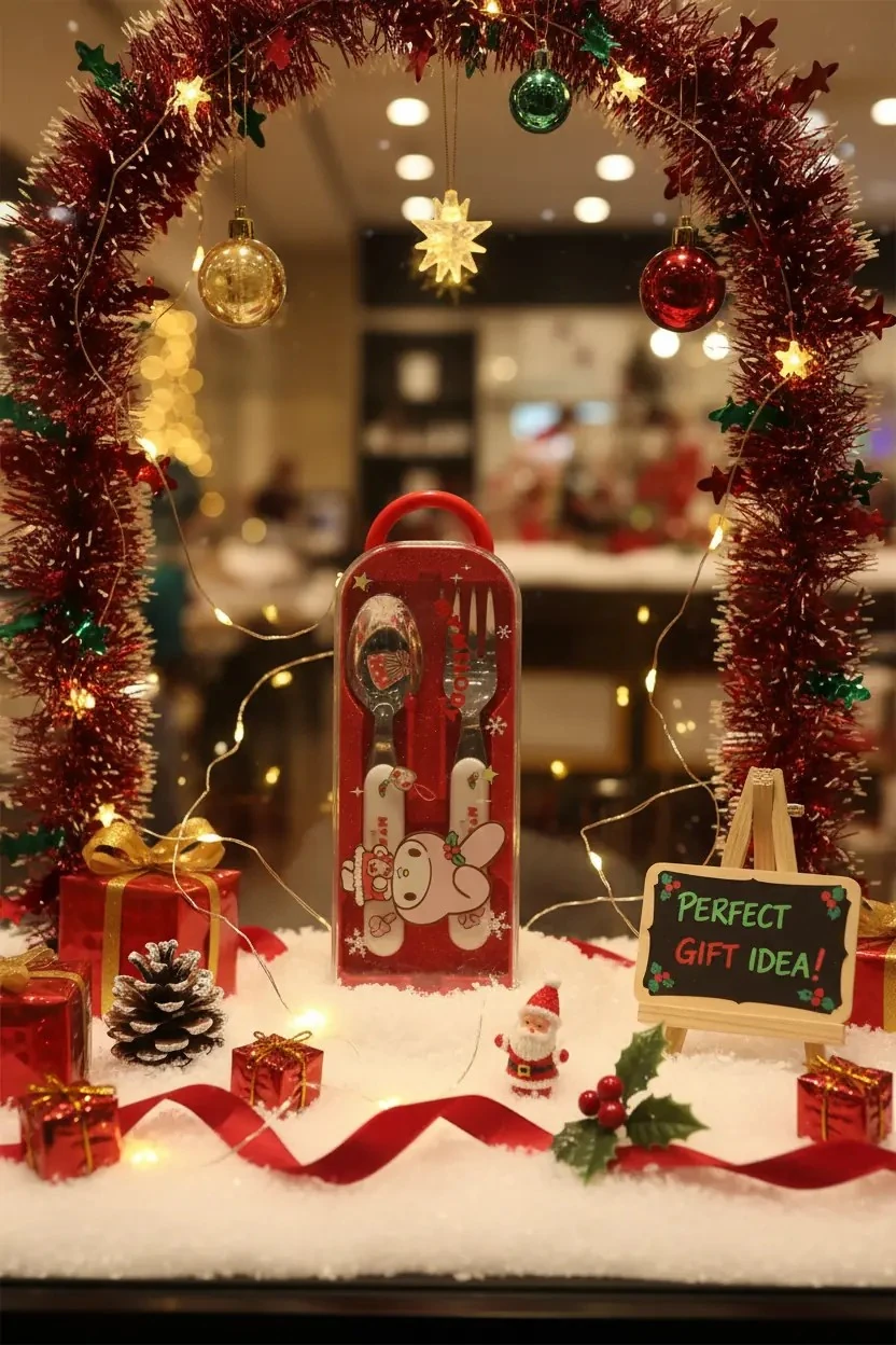 Sanrio Lisanslı Yılbaşı Koleksiyonu Çatal Kaşık Set - My Melody