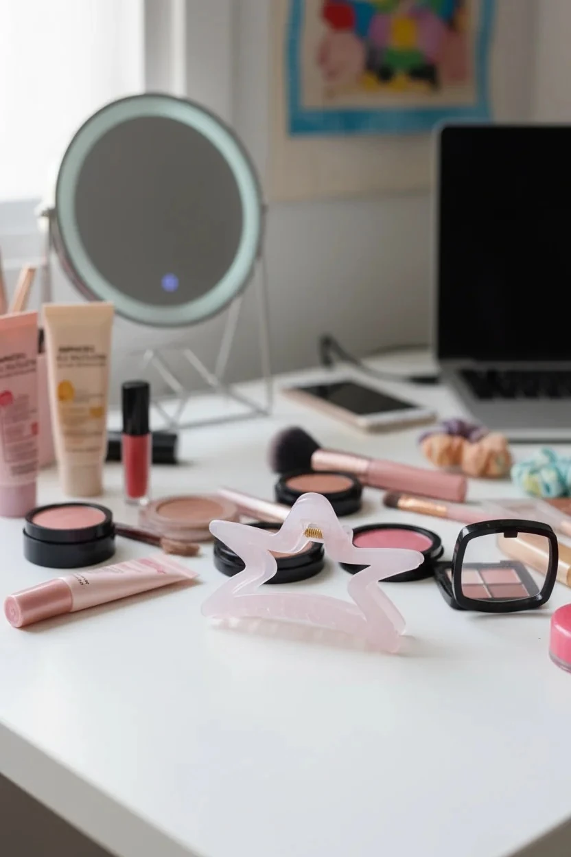 Yıldız Şekilli Saç Klipsi