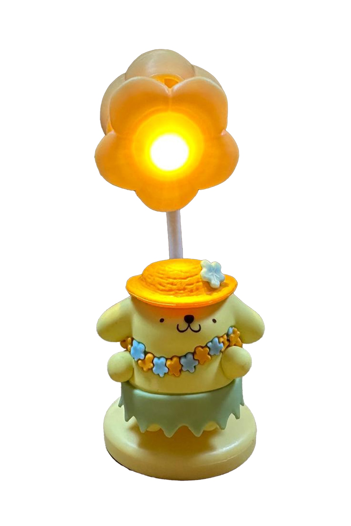 Sanrio Lisanslı Yaz Plajı Serisi Dekoratif Masa Lambası (Pompompurin)