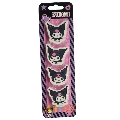 Kuromi Şekilli Silgi 4'lü