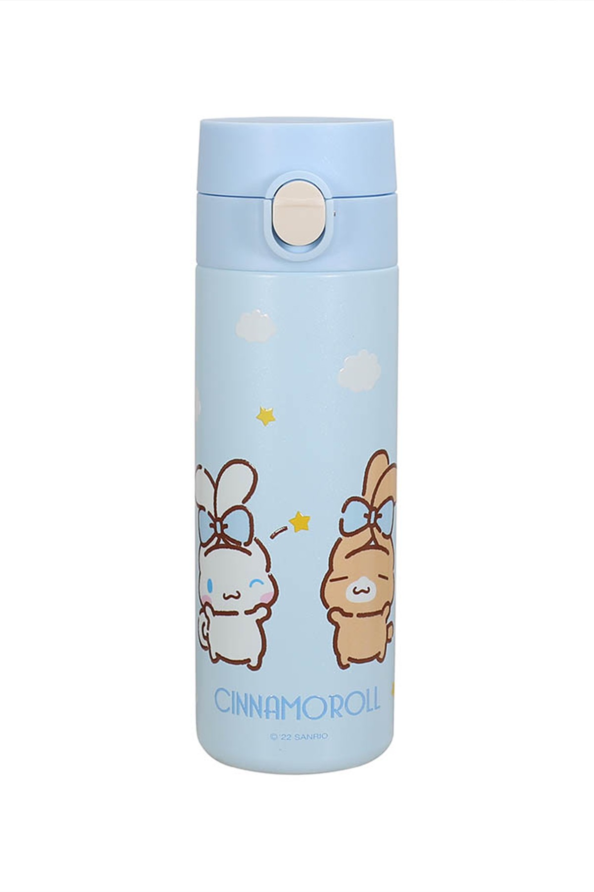 Sanrio Lisanslı Otomatik Kapaklı Termos (200Ml) - Cinnamorol