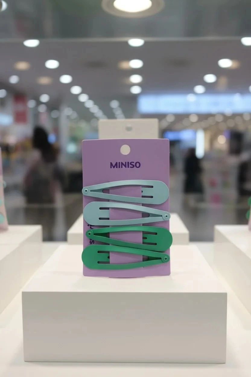 Renkli Çıt Çıt 4'lü Saç Tokası