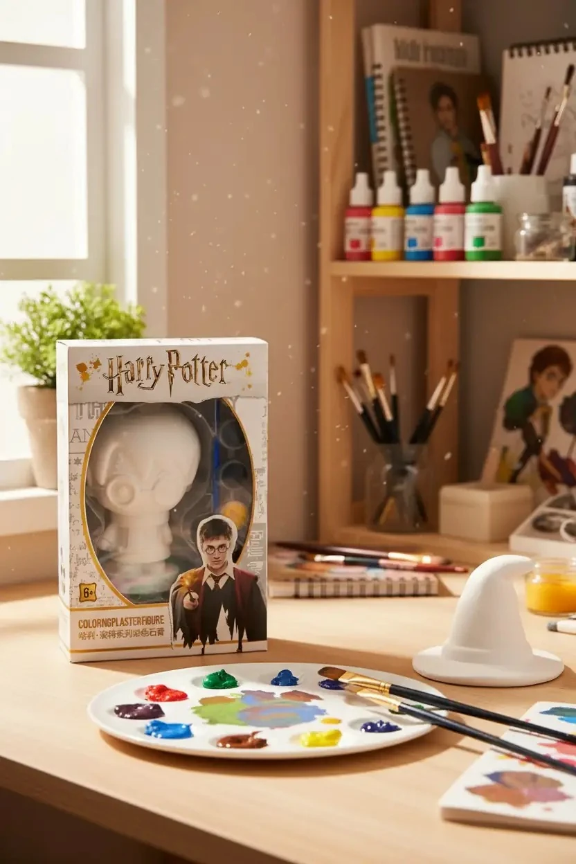 Harry Potter Lisanslı Alçı Boyama Seti (A)