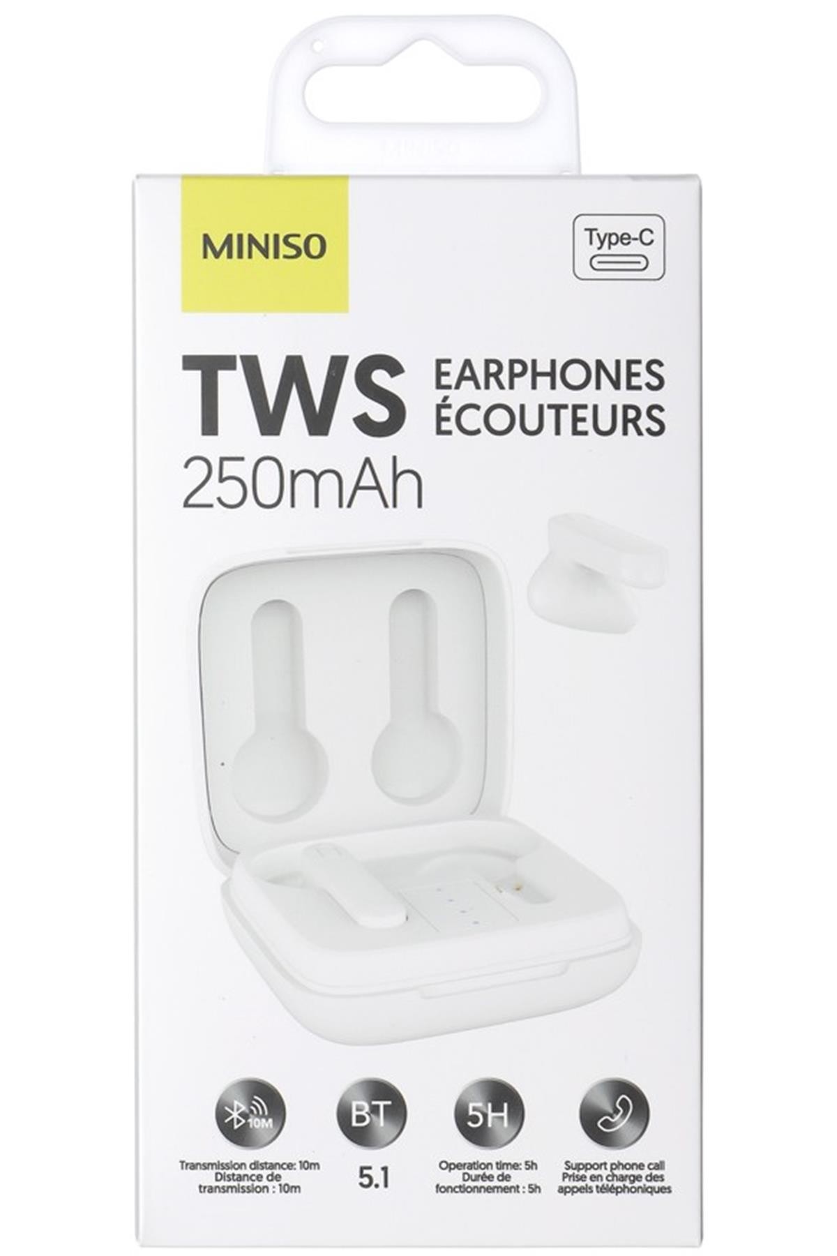 Minisounds Kulak İçi Kablosuz Wireless Kulaklık Ts16C - Beyaz