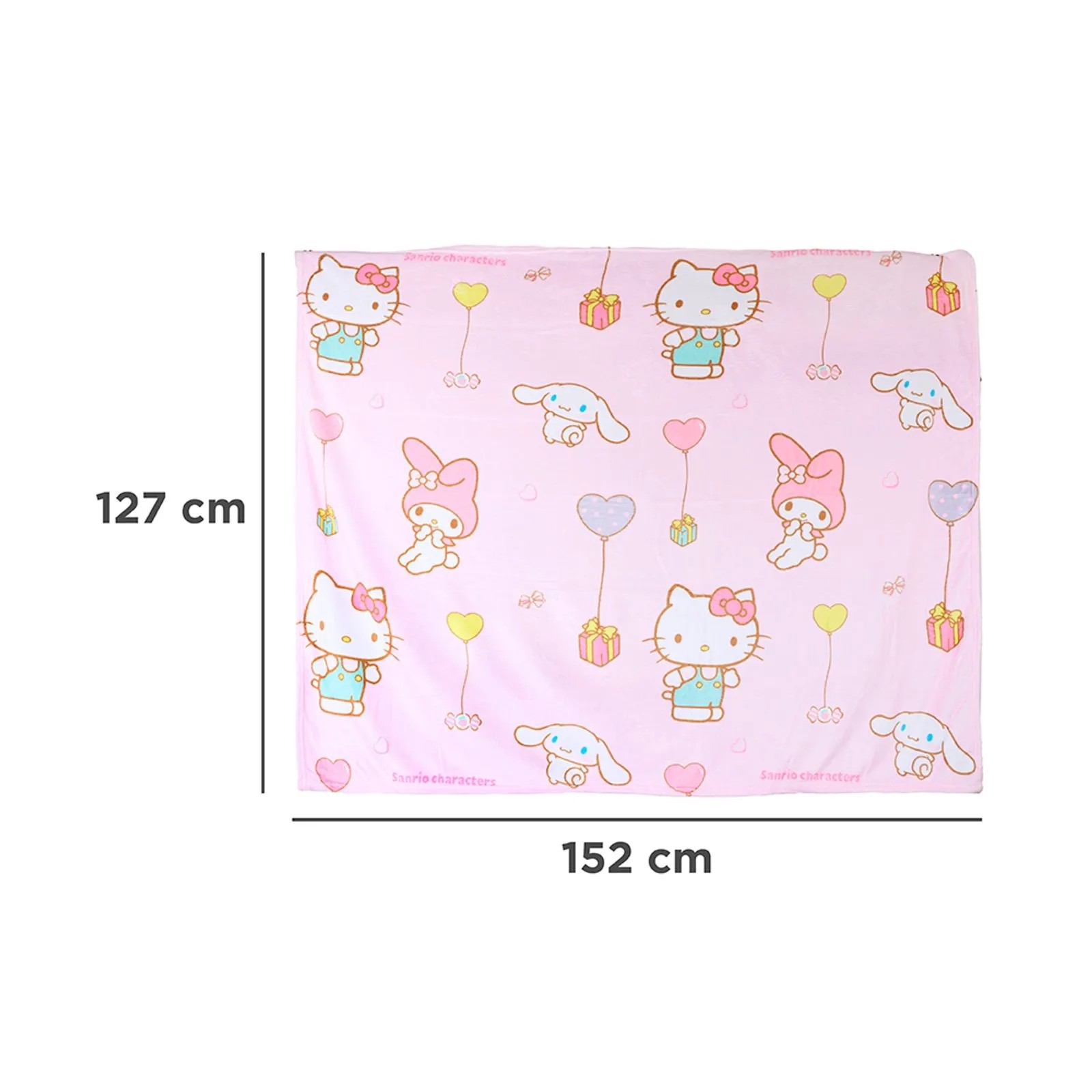 Sanrio Lisanslı Karakter Baskılı Battaniye