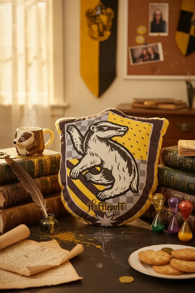 Harry Potter Lisanslı Yastık (40 cm) - Hufflepuff