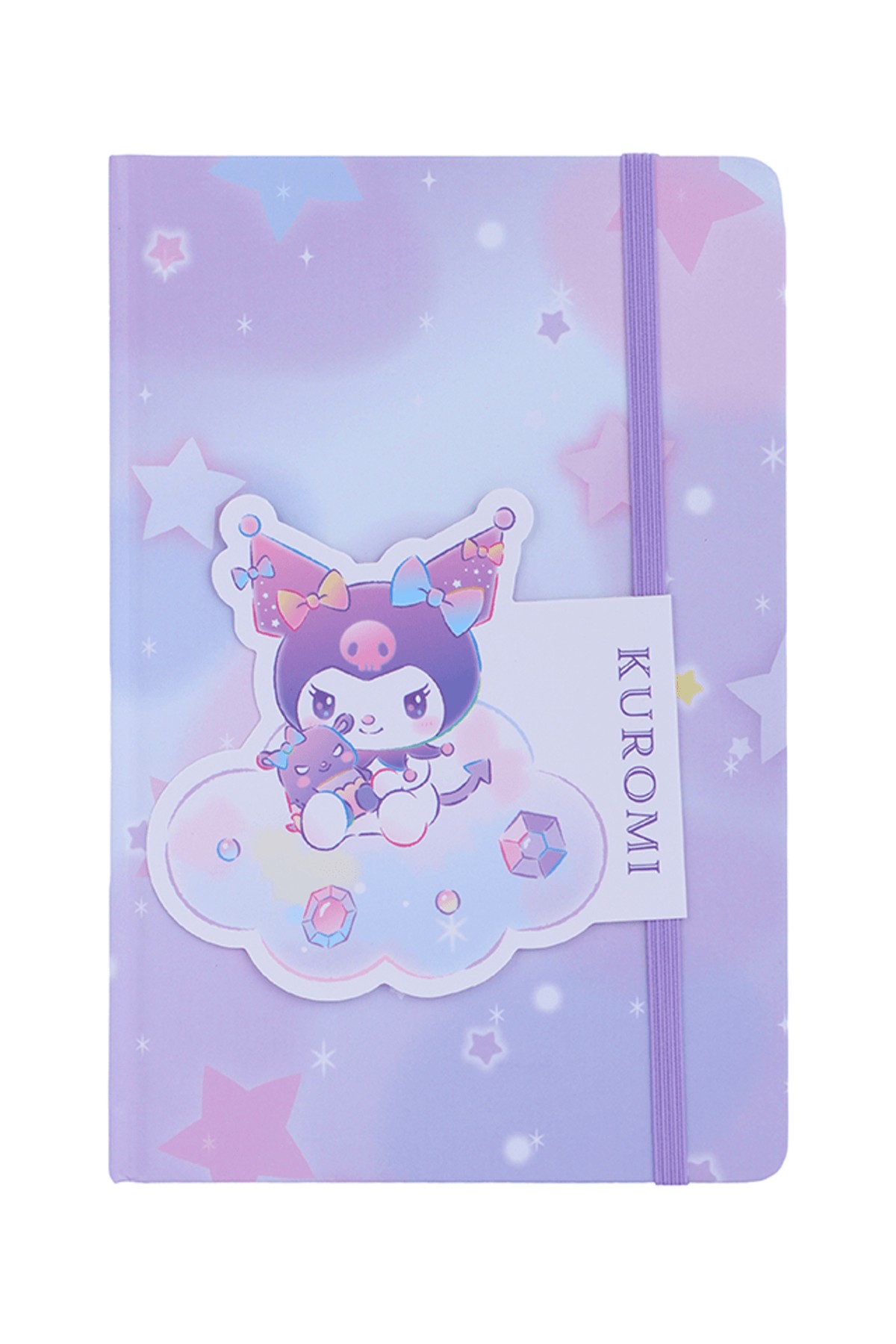 Sanrio Lisanslı A5 Lastikli Ciltli Defter (80 Yaprak) - Kuromi