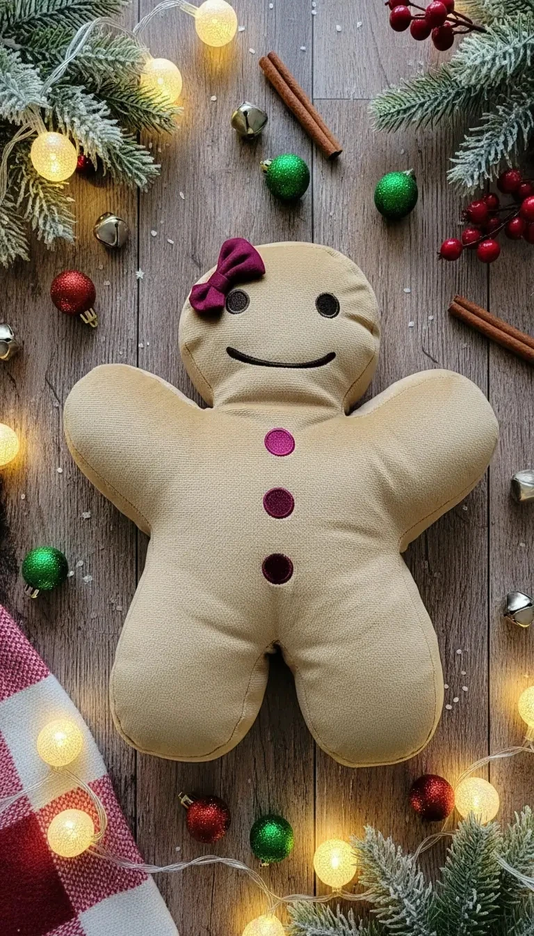 Gingerbread Peluş Bebek - 38Cm