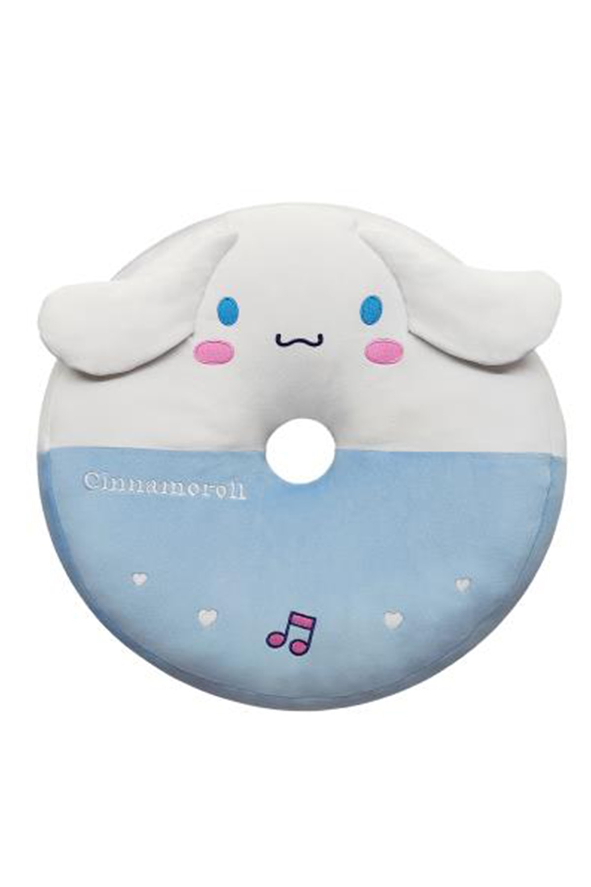 Sanrio Lisanslı Yuvarlak Peluş Yastık - Cinnamoroll