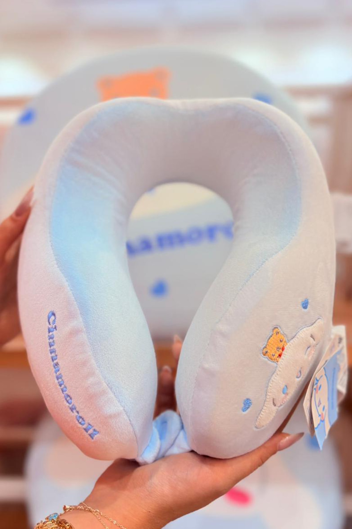 Sanrio Lisanslı Hafızalı Boyun Yastığı (Cinnamoroll)